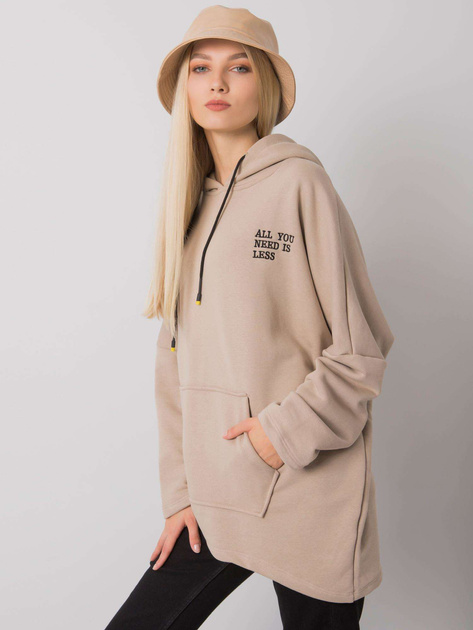 Beżowa bluza z kapturem Laylla