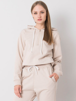 Jasnobeżowa bluza z kapturem Ronnie SUBLEVEL