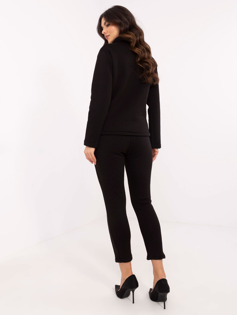 Hurt Czarny dwuczęściowy komplet dresowy z ociepleniem