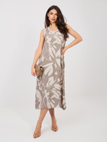 Fango letnia sukienka z roślinnym wzorem SUBLEVEL