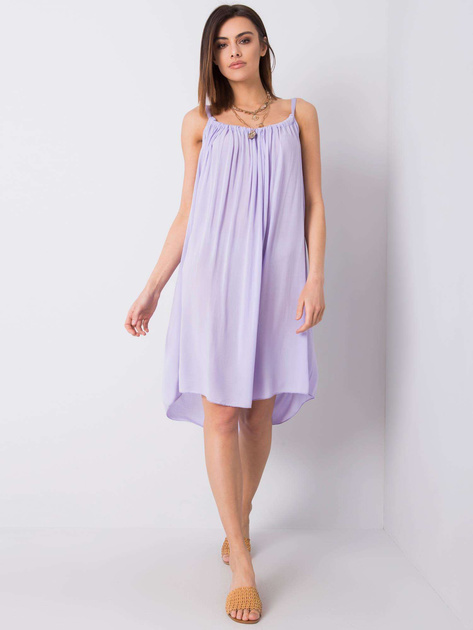 Liliowa sukienka na ramiączkach Polinne OCH BELLA