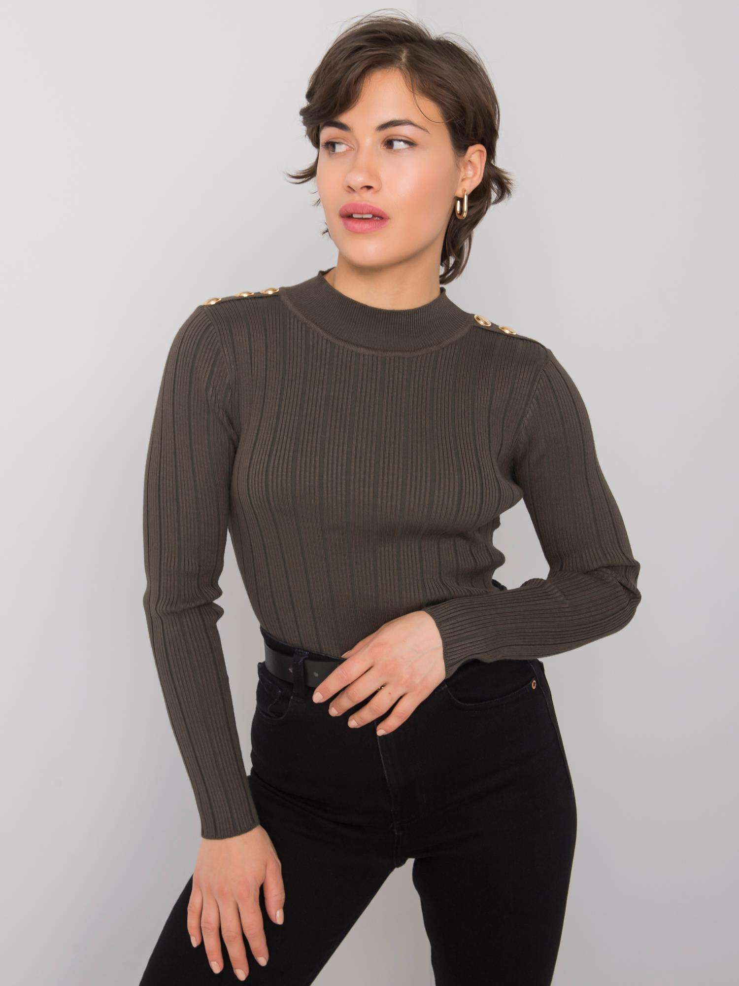Khaki sweater Millah