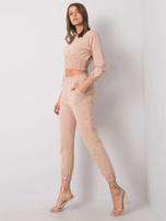 Beżowy komplet casualowy Odille RUE PARIS