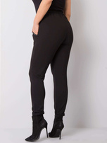 Czarne spodnie plus size Savage