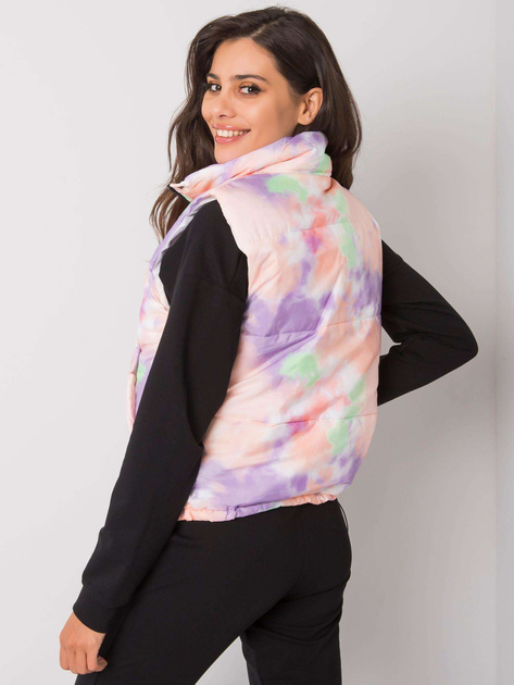 Pomarańczowo-fioletowa pikowana kamizelka damska Roonie