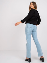 Czarna bluzka damska z bawełny Elizabeth RUE PARIS 