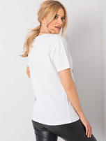 Biały t-shirt Agathe