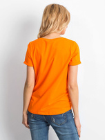 Fluo orange T-shirt Transformative