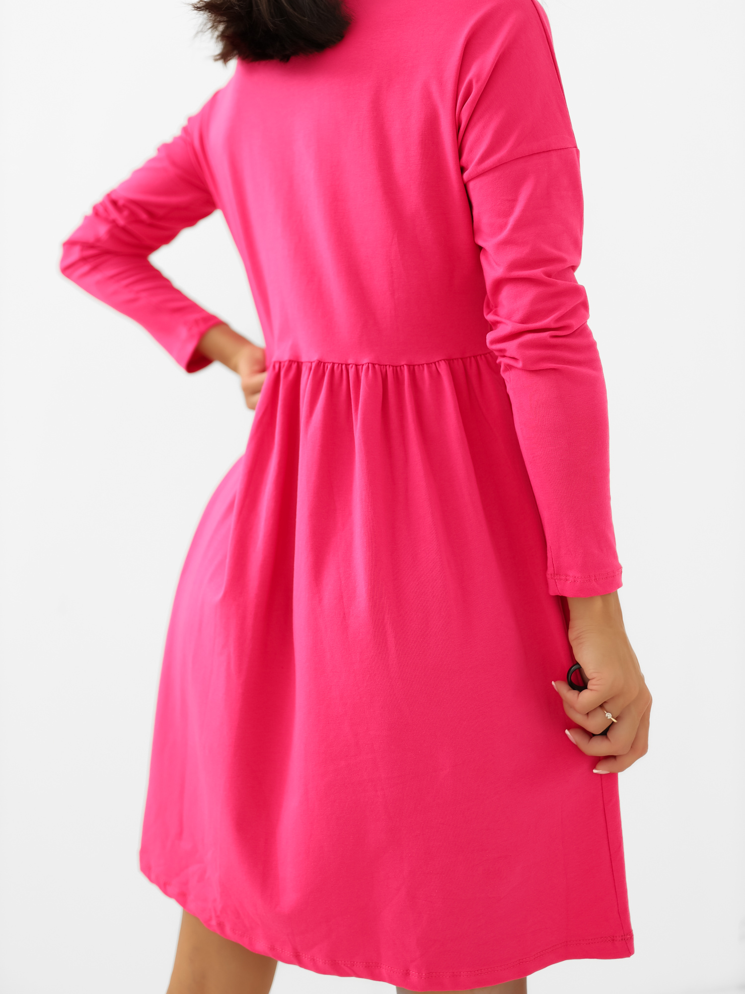 Fuchsia Kleid Brooke RUE PARIS.