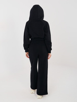 Czarny dresowy komplet z haftem NATURAL SIDE