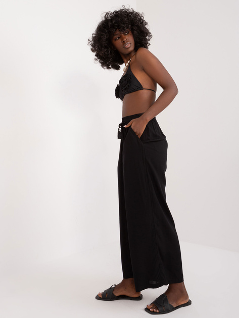 Hurt Czarne letnie spodnie z kieszeniami SUBLEVEL