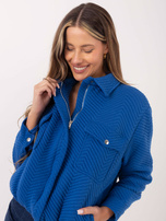 Ciemnoniebieska damska kurtka z podszewką Tivoli RUE PARIS 