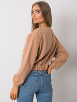 Camelowa bluza damska z bawełny Elain