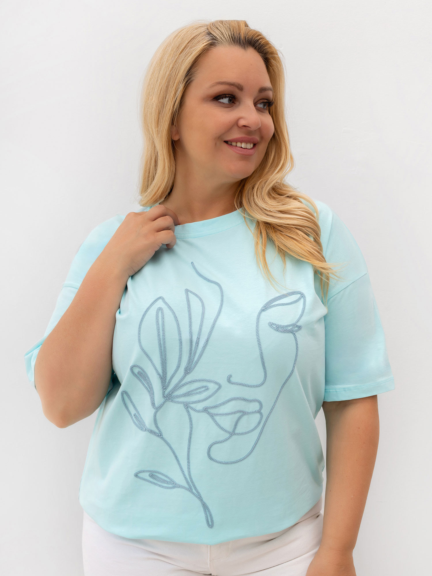 T-shirt mietowy