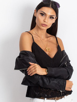 RUE PARIS Czarny top Magic