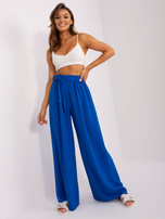 Hurt Kobaltowe zwiewne spodnie szwedy OCH BELLA