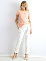 Brzoskwiniowy t-shirt Peachy