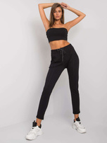 Czarne spodnie dresowe damskie Imrie