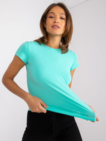 Turkusowy t-shirt Peachy