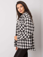 Biało-czarna koszula z kieszeniami Shantice