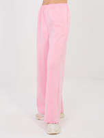 Różowo-niebieski dresowy komplet z miękkiego materiału RUE PARIS 