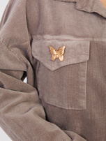 Fango sztruksowa kurtka typu bomber RUE PARIS