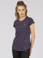Fioletowy damski t-shirt TOMMY LIFE