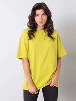 Limonkowy t-shirt Juliet RUE PARIS