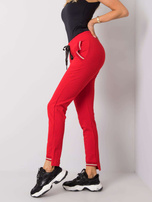 Czerwone spodnie dresowe Rosario