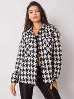 Biało-czarna koszula z kieszeniami Shantice