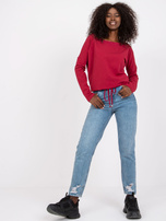 Bordowa bluzka Carla