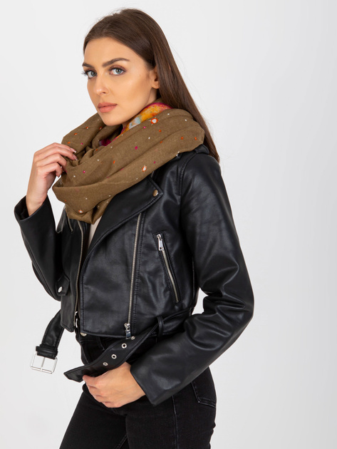 Hurtownia online Beżowa wiskozowa chusta komin