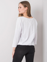 Biała bluzka z nadrukiem Rosita RUE PARIS