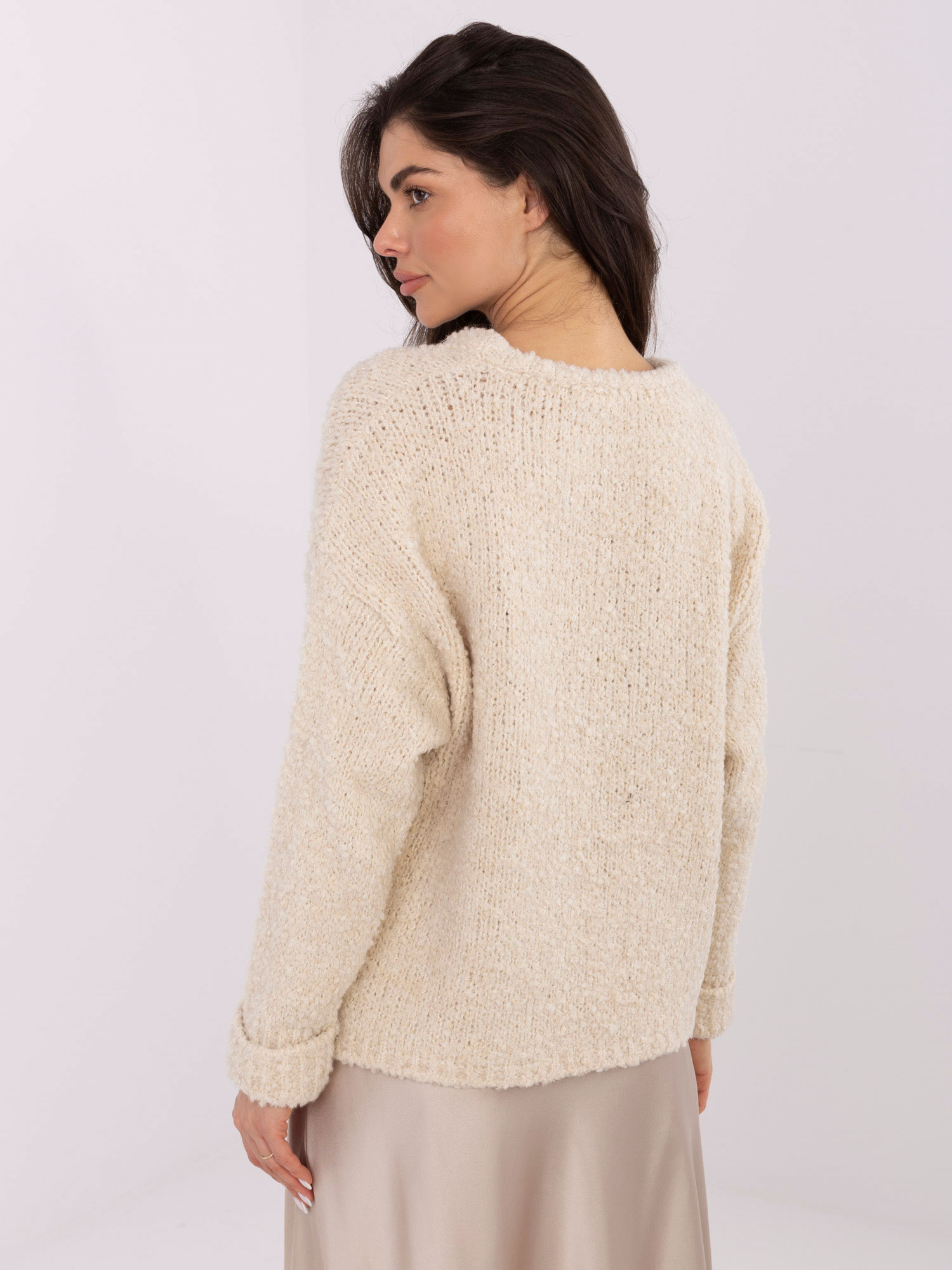 Sweter jasny beżowy
