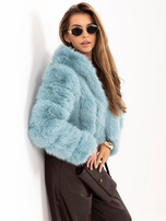 Mintgroßhandel kurze Felljacke mit Kapuze.