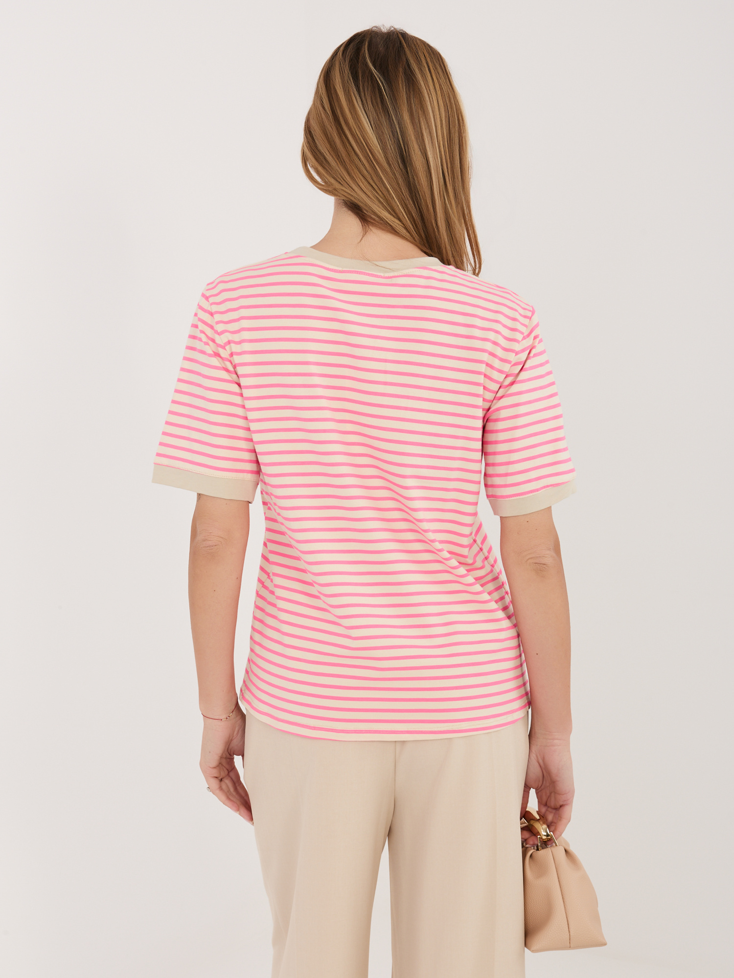 T-shirt beżowy