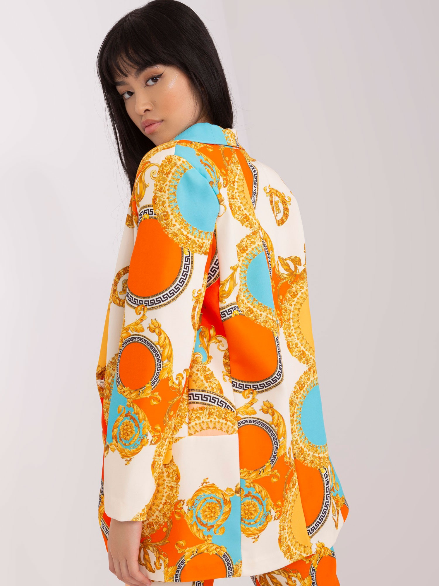 Hurt orange-dark yellow suit jacket.