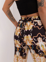 Hurt Czarny elegancki komplet z dwurzędową marynarką