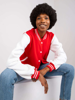 Czerwona dresowa bomberka damska Minorka