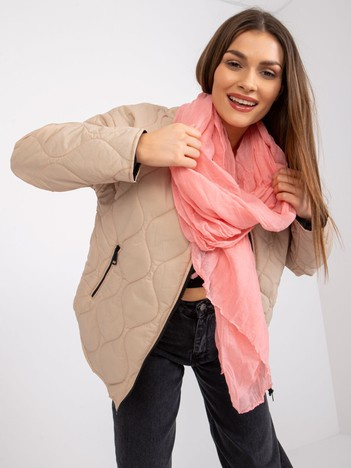 Peach Viscose Scarf