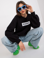 Czarna damska bluza dresowa z napisem Tracy 