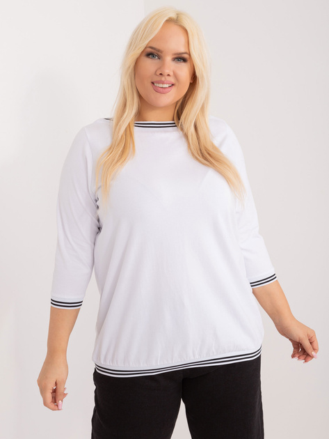Biała bluzka plus size Pearl