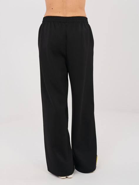 Czarny damski komplet z miękkiego materiału RUE PARIS