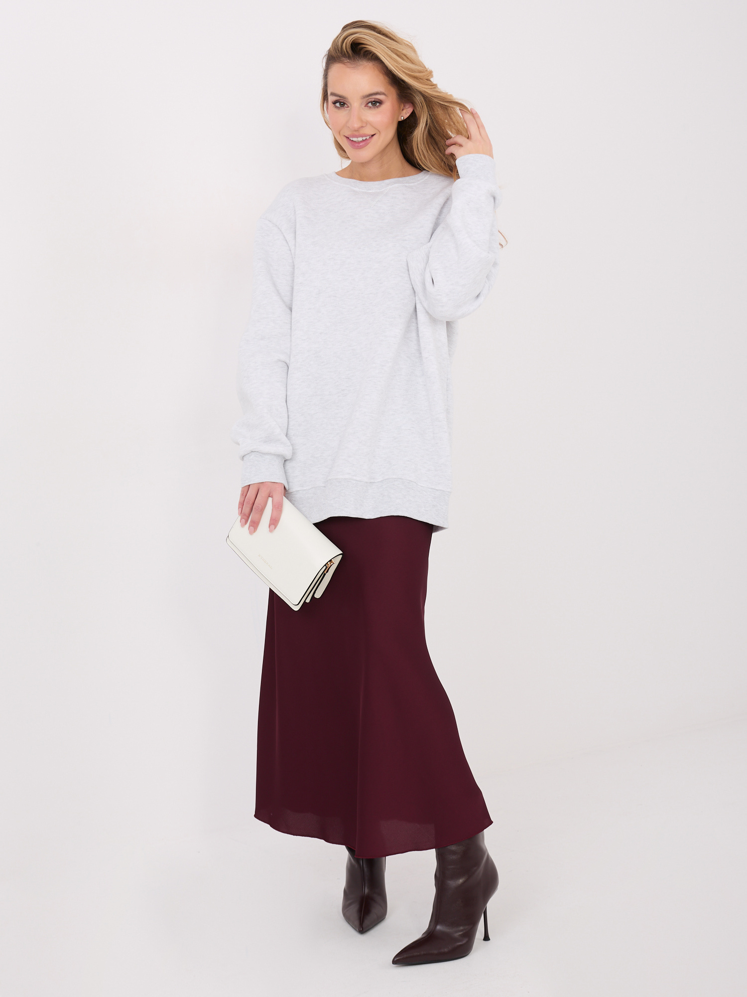 Bluza jasny szary