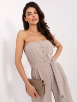 Fango elegancki kombinezon bez ramiączek 