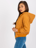 Dark Yellow Short Jacket Larah