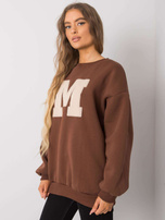 Brązowa bluza bawełniana Armelle