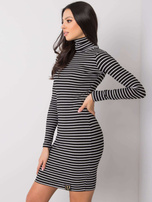 Czarno-srebrna sukienka Marcella RUE PARIS