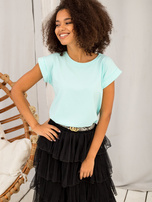 Miętowy t-shirt Revolution