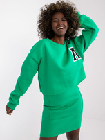 Green tracksuit set with a skirt Brixen.